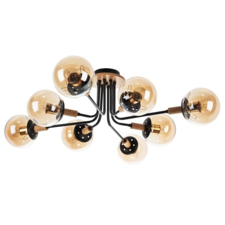Oxford chandelier, 8x60W E27, black color