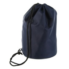 A bag for shoes and balls 360 x 220 mm, round bottom D 220 mm, calligrata (soft polyester, density 210 D), dark blue