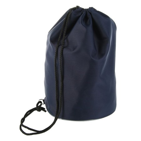 A bag for shoes and balls 360 x 220 mm, round bottom D 220 mm, calligrata (soft polyester, density 210 D), dark blue