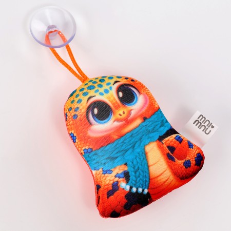 New Year's toy anti -stress with a suction cup, snake, in showbox-2