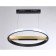 LED LED suspension with the control panel Ambrella Light, Linetech, FL51489, LED, 62 W, ​​4650LUM, 3000-6400K, black color, gold