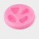 Mold "Gemstones", silicone, d = 7.3 cm, pink color