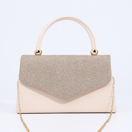 Bag-clate on magnet, beige color