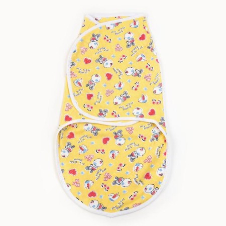 Velcro diaper, height is 50-62 cm, culinary, yellow color, print mix