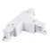 Connector T-shaped for a three-phase busbar, right Elektrostandard, 163x97x33 mm, white color