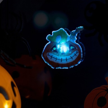 LED toy "Pumpkin" 7.5 × 8 cm, batteries AG13x3, glow of multi
