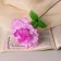 Artificial flowers "Sonata gloxinies" d-11 cm h20 cm, lilac