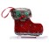Confepture "Boot", on a ski, burgundy color