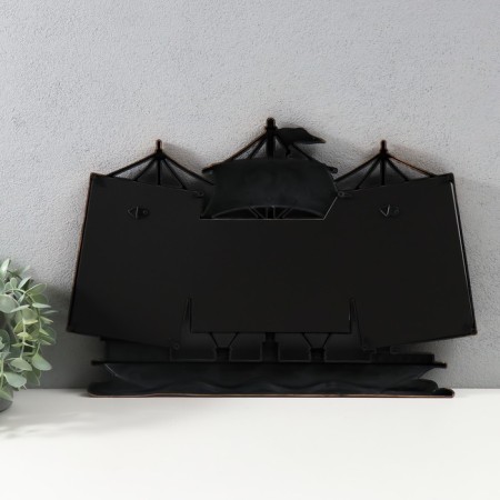 Multipher "Ship" in 3 photos, 10x15 cm, plastic, col. bronze-2