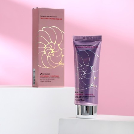 BB core with snail mucin 3W Clinic Silky Pore Control Snail BB Cream, 70 ml
