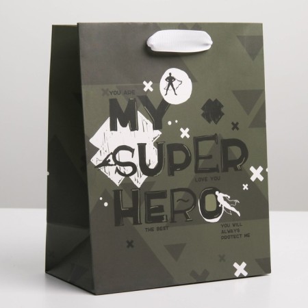 Gift laminated vertical, packaging, Super Hero, MS 18 x 23 x 10 cm-1