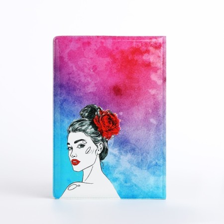 Cover for passport, blue color-2