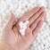 A set of parts for the decor "bombs", a set of 5000 pcs., Size 1 pc. - 1 cm, white color