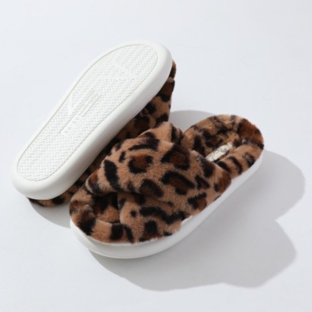 Women's slippers Arya Home Leo, size 38-39, leopard print-2