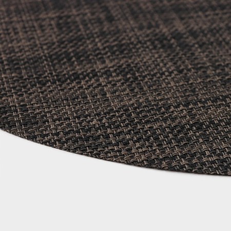 Serving napkin on the table "DI", d = 38 cm, dark brown color-2