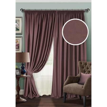 Set of curtains Blackout SH, size 440 cm x 270 cm, purple color-1