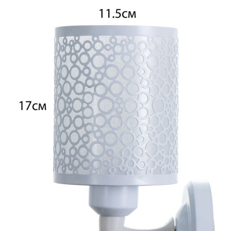 Sconces "circles" E27 15W white 12x14x25 cm-4