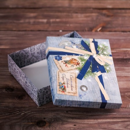 Gift box "Retro", 23.5 x 6.5 x 18.7 cm-1