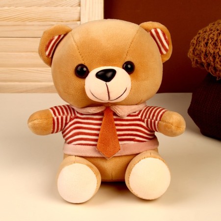 Soft toy "Mishutka in a shirt"