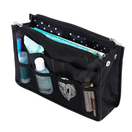 Organizer for Sofia bag, 28x16x10 cm, 8 pockets, black color-3