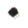 The keyboat REXANT RWB-106, Round, 250V, 3A (3C), On -off, Micro, Red, C under under
