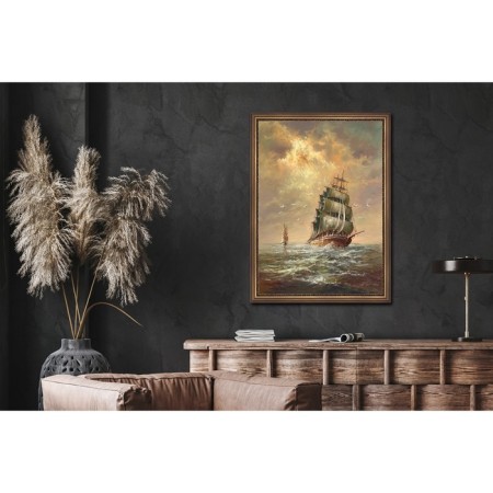 Reproduction of the picture "Storm", 50x70, frame (56-982t)-5