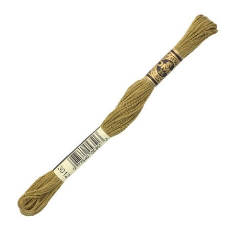 The threads of the DMC 117 (3012), 12 pcs. packaged