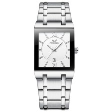 Women's watches women, with a calendar, a dial 4.2 x 2.9 cm, a strap L-26 cm, 3 atm, silver