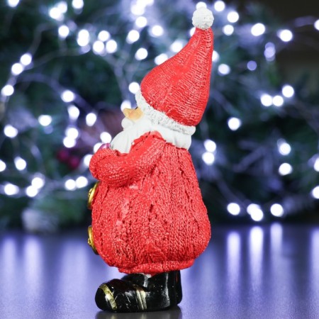 New Year's figure "Santa Claus with a Christmas tree" 7x6x17cm-1