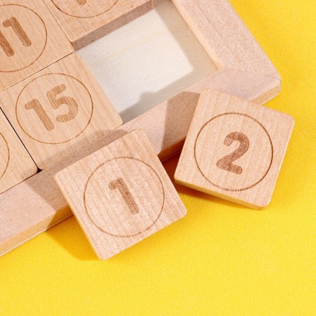 The developmental game "Fifteen" 0.7x12.7x12.7 cm-2