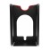 Holder for polishing cars, wall, black