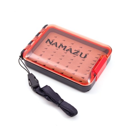 Box for mormyshki and small accessories, Namazu Slim Box, type B, 104 x 72 x 22 mm