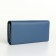 Women's wallet on magnets, blue color