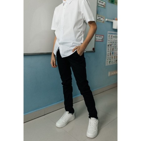 Surchachka upper for ISEE boys, height 110-116 cm, white color-7