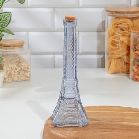 Glass bottle for oil "Paris", 250 ml, h = 24 cm, color mix-3