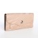 Women's wallet on magnet, beige color