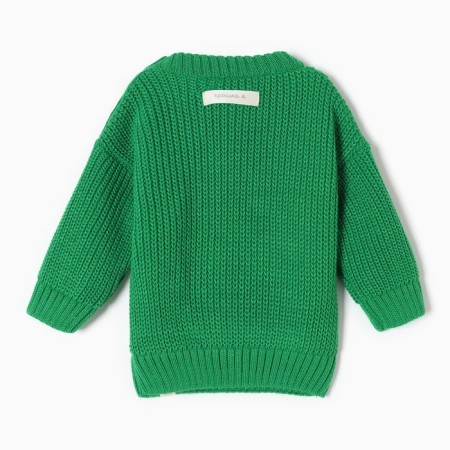 Jumper knitted baby i oranges, r.68-74, green-6