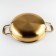 Stear, d = 26 cm, h = 6 cm, thickness 1 mm, 201 steel, gold color