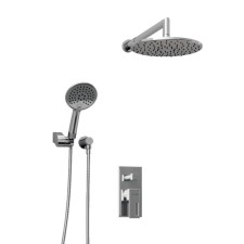 Душевая система WasserKRAFT A14130, встраиваемая, тропический душ, душевой набор, хром