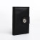 Male purse for magnet, department for bills, for maps, for coins, black color