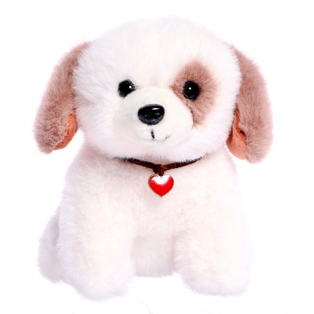 Soft toy "Dog with a heart", 13 cm-1