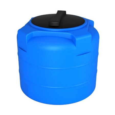 Cylindrical capacity, series t, 100 l, blue