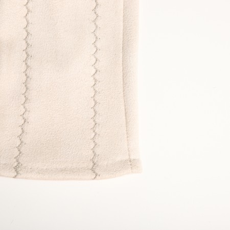 Gloves are female, dimensionless, without insulation, milk color-2