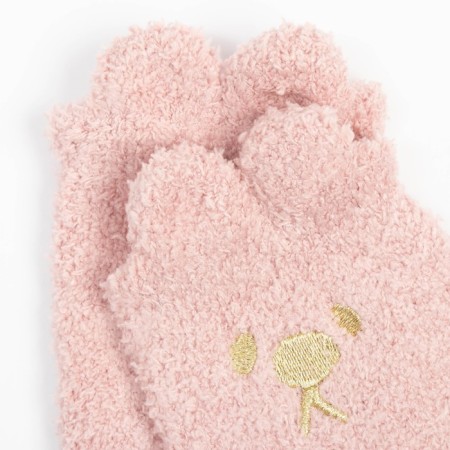 Women's terry socks minku, pink color, size 36-39 (23-25 ​​cm)-2