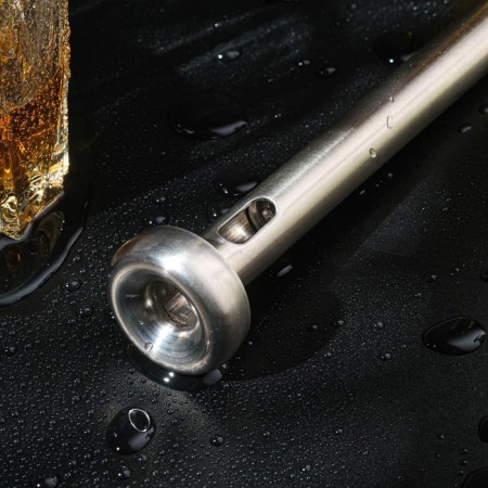 Cooling rod for beer and wine, stainless steel, 21.4x3.5 cm-3