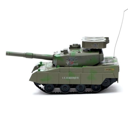 Radio -controlled “Victory” tank shoots with bullets, with a battery-1