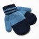 Baby mittens, blue color, size 17