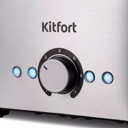 Toster KitFort KT-6210, 850 W, 7 grip modes, 2 toasts, metallic-2