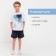 Shorts for a boy minku color graphite, height 122