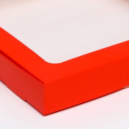Self -assembly box with a red window, 21 x 21 x 3 cm-2